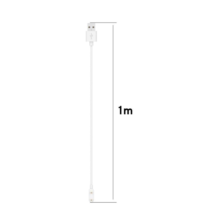 For Samsung Galaxy Fit 3 Watch Magnetic Charging Cable With Chip Protection, Length: 1m(White) by bashfashion