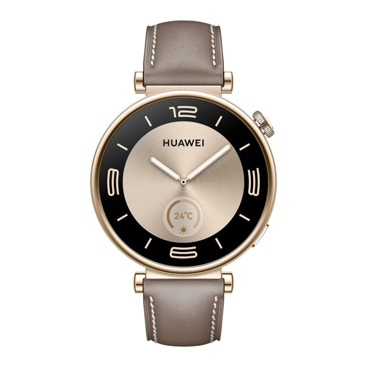 For Huawei Watch GT 4 18mm Genuine Leather Watch Band(Brown) by bashfashion