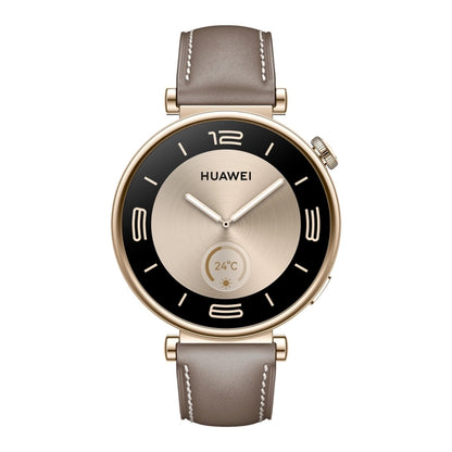 For Huawei Watch GT 4 18mm Genuine Leather Watch Band(Brown) by bashfashion