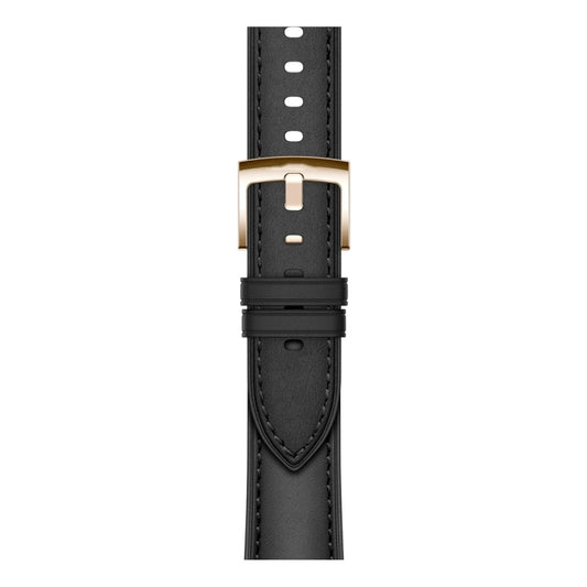For Huawei Watch GT 4 18mm Genuine Leather Watch Band(Black) by bashfashion