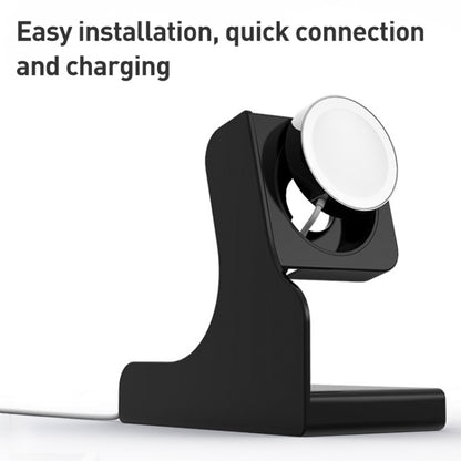 For Apple Watch Series Smart Watch Charging Stand PC Base(Black) by bashfashion