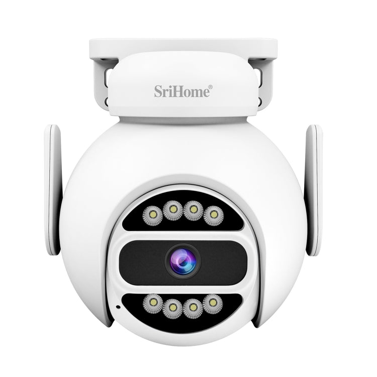 SriHome SH047 4MP IP66 Waterproof Motion Detection Night Vision WiFi HD Camera(US Plug) by SriHome