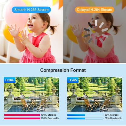 SriHome SH047 4MP IP66 Waterproof Motion Detection Night Vision WiFi HD Camera(EU Plug) by SriHome