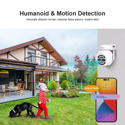 SriHome SH047 4MP IP66 Waterproof Motion Detection Night Vision WiFi HD Camera(EU Plug) by SriHome
