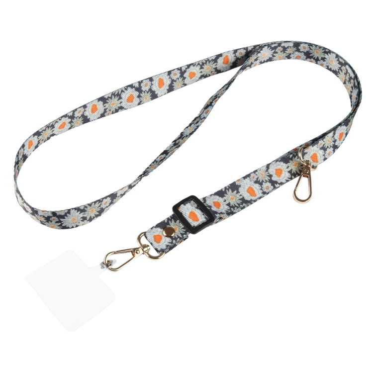Adjustable Crossbody Mobile Phone Wide Long Lanyard(Daisy) by bashfashion