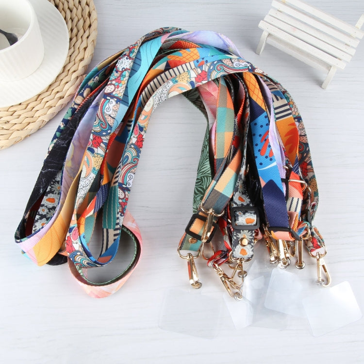 Adjustable Crossbody Mobile Phone Wide Long Lanyard(Guochao Xiangyun) by bashfashion