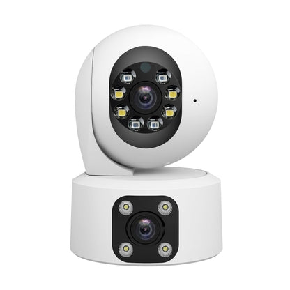 SriHome SH049 2MP + 2MP Humanoid Tracking Smart Night Vision Dual Lens HD IP Camera(EU Plug) by SriHome