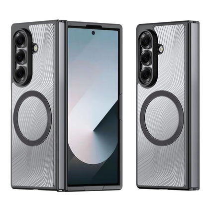 For Samsung Galaxy Z Fold7 5G DUX DUCIS Aimo Mag Series TPU + PC MagSafe Frosted Feel Phone Case(Black) by DUX DUCIS