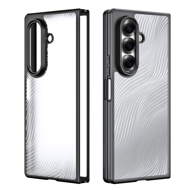 For Samsung Galaxy Z Fold7 5G DUX DUCIS Aimo Series Frosted Feel Phone Case(Black) by DUX DUCIS