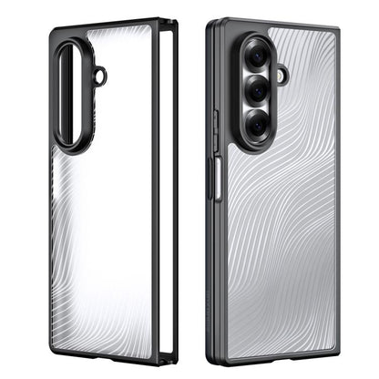 For Samsung Galaxy Z Fold7 5G DUX DUCIS Aimo Series Frosted Feel Phone Case(Black) by DUX DUCIS