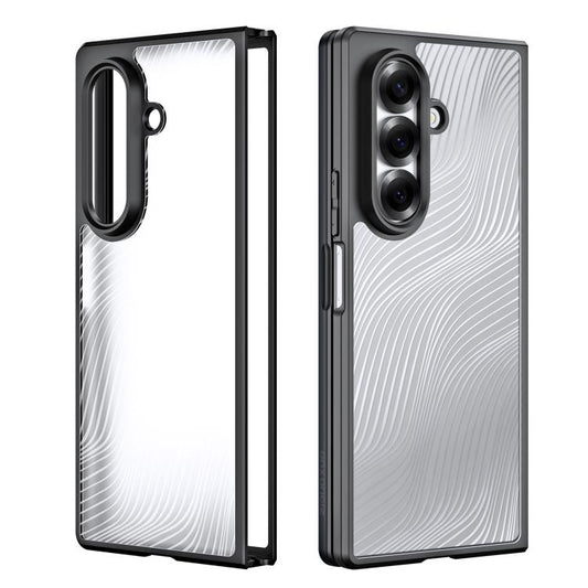 For Samsung Galaxy Z Fold7 5G DUX DUCIS Aimo Series Frosted Feel Phone Case(Black) by DUX DUCIS