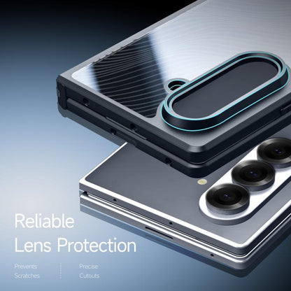 For Samsung Galaxy Z Fold7 5G DUX DUCIS Aimo Series Frosted Feel Phone Case(Black) by DUX DUCIS