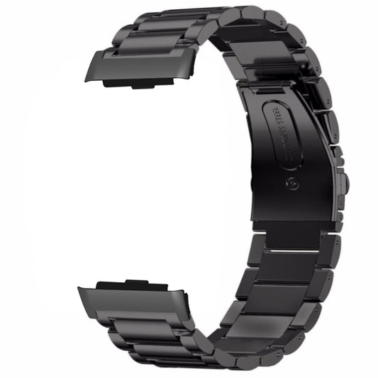 For Huawei Watch D Three-Bead Stainless Steel Watch Band(Black) by bashfashion