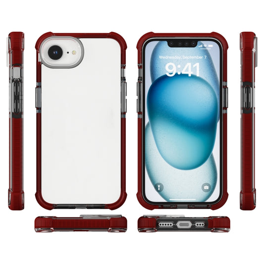 For iPhone 16e Acrylic Full Coverage Shockproof Phone Case(Brown) by bashfashion