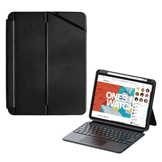 For iPad Pro 11 ZGA K01 Wireless Bluetooth Magnetic Keyboard Tablet Leather Case(Black) by ZGA