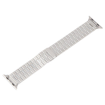 For Apple Watch Series 9 41mm Bamboo Stainless Steel Magnetic Watch Band(Starlight) by bashfashion