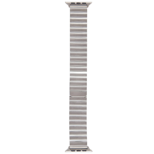For Apple Watch Ultra 49mm Bamboo Stainless Steel Magnetic Watch Band(Sliver) by bashfashion