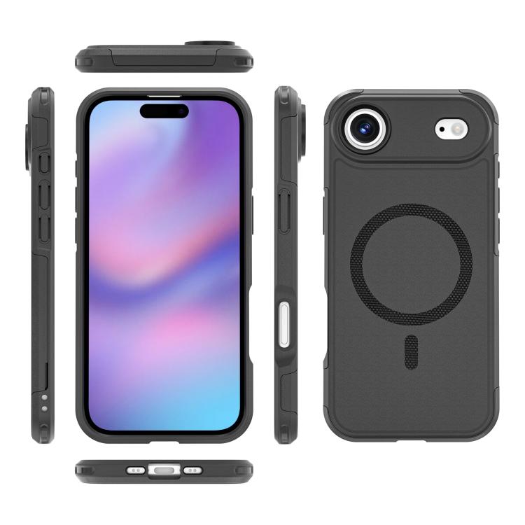 For iPhone Air RedPepper Armor Magsafe PC Hybrid TPU Phone Case(Black) by RedPepper