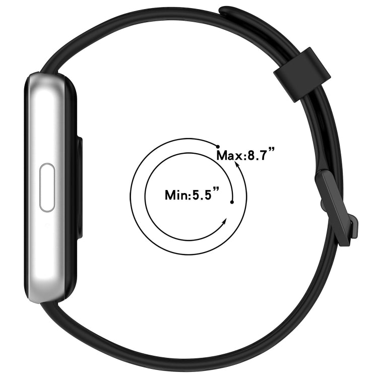 For Samsung Galaxy Fit 3 Hole Style Dual Buckle Silicone Watch Band(Light Grey) by bashfashion