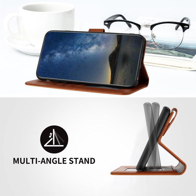 For iPhone 16e Datura Flower Embossed Flip Leather Phone Case(Brown) by bashfashion