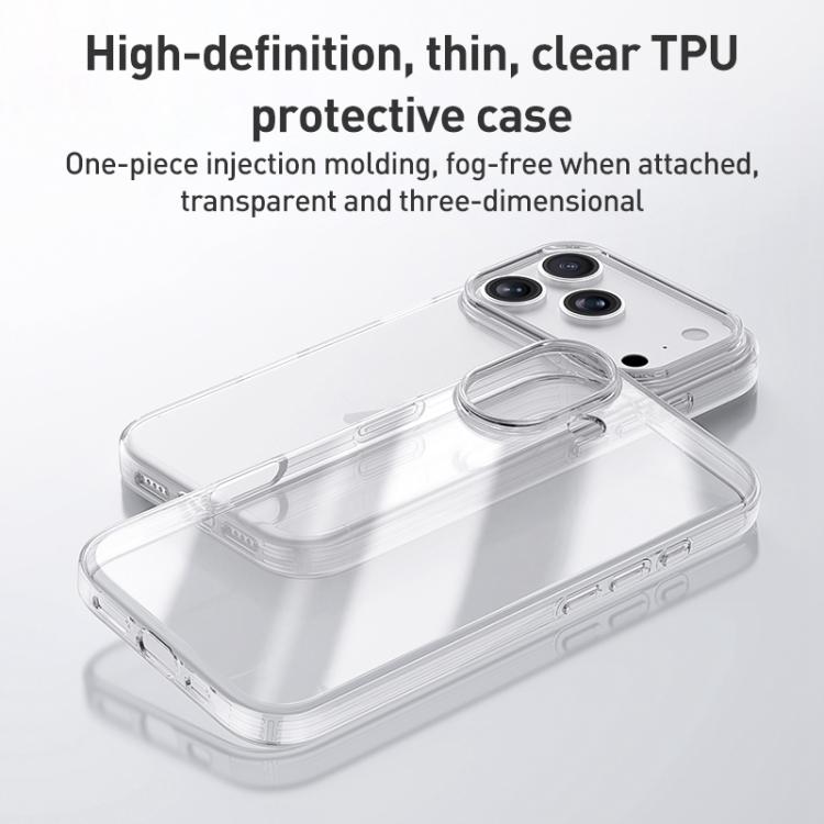 For iPhone 17 Pro ZGA Clear TPU Shockproof Phone Case(Transparent) by ZGA