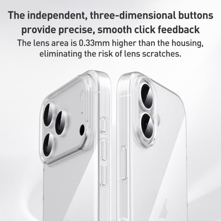 For iPhone Air ZGA Clear TPU Shockproof Phone Case(Transparent) by ZGA