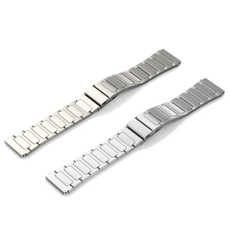 For Huawei Watch 4 / 4 Pro 22mm Flat Buckle Titanium Alloy Watch Band(Black) by bashfashion