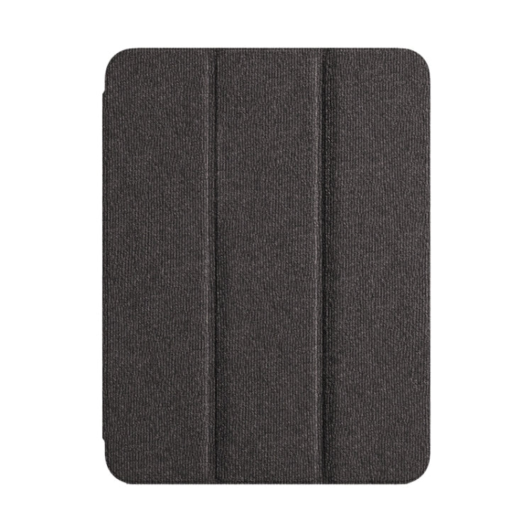 For iPad Pro 12.9 2022/2021/2020 ZGA Tri-Fold Voltage Smart Leather Tablet Case(Grey) by ZGA