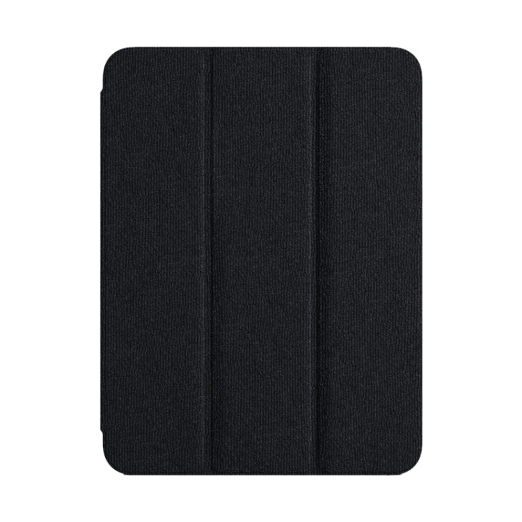 For iPad Pro 11 2022 / 2021 / 2020 ZGA Tri-Fold Voltage Smart Leather Tablet Case(Black) by ZGA
