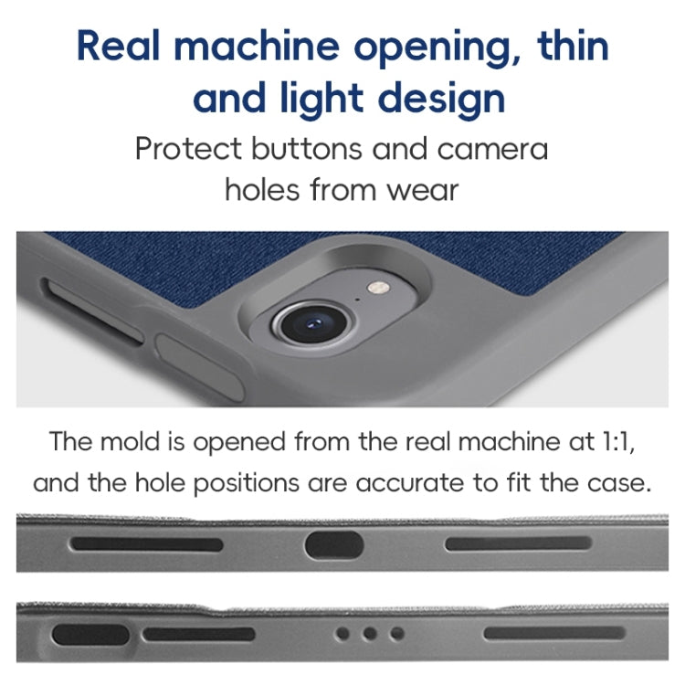 For iPad Air 10.9 2022 / 2020 ZGA Tri-Fold Voltage Smart Leather Tablet Case(Grey) by ZGA