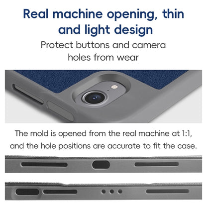 For iPad Air 10.9 2022 / 2020 ZGA Tri-Fold Voltage Smart Leather Tablet Case(Grey) by ZGA