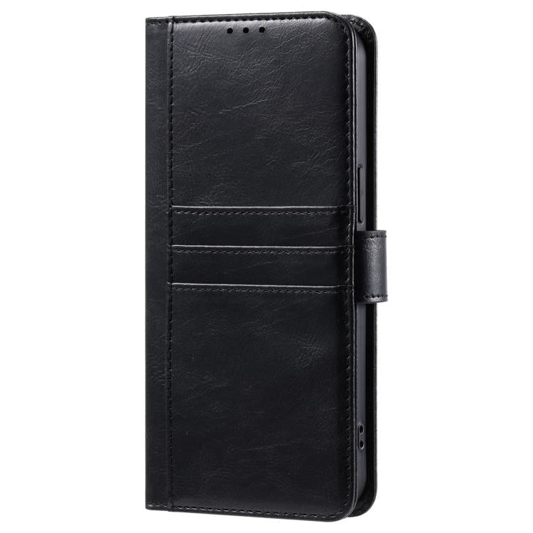 For iPhone 16e Simple 6-Card Wallet Leather Phone Case(Black) by bashfashion