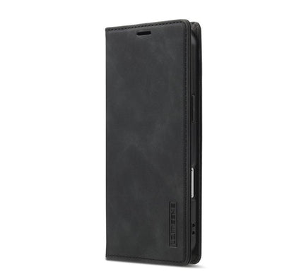 For iPhone Air LC.IMEEKE Strong Magnetism Microfiber Leather Phone Case(Black) by LC.IMEEKE