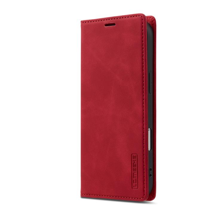 For iPhone Air LC.IMEEKE Strong Magnetism Microfiber Leather Phone Case(Red) by LC.IMEEKE
