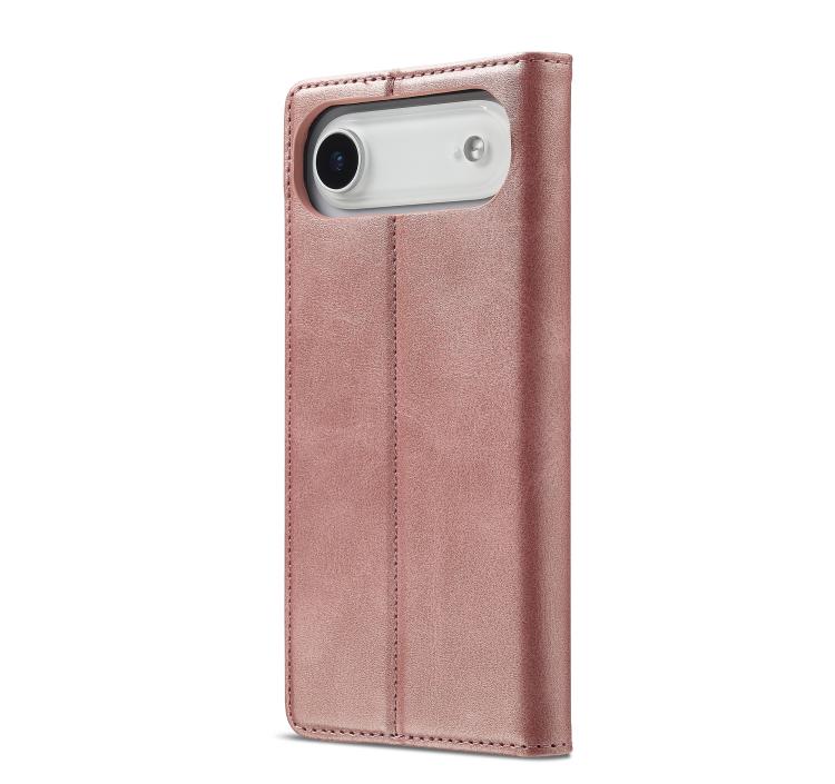 For iPhone Air LC.IMEEKE Strong Magnetism Microfiber Leather Phone Case(Rose Gold) by LC.IMEEKE
