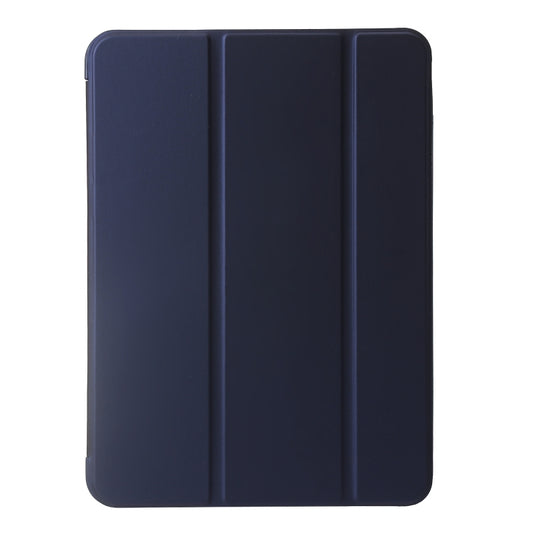 For iPad Air 11 2025 / 2024 Three-fold Holder Flip Tablet Leather Case(Dark Blue) by bashfashion