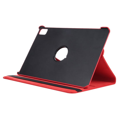 For iPad Pro 13 2025 / 2024 360 Degree Rotation Litchi Texture Leather Tablet Case with Holder(Red) by bashfashion