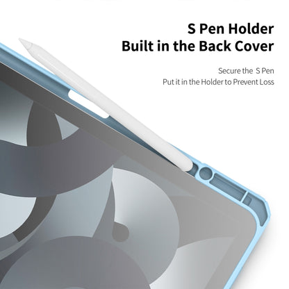 For iPad Air 13 2024 / 2025 DUX DUCIS TOBY Series Antiskid Leather Tablet Case with Sleep / Wake-up Function(Blue) by DUX DUCIS