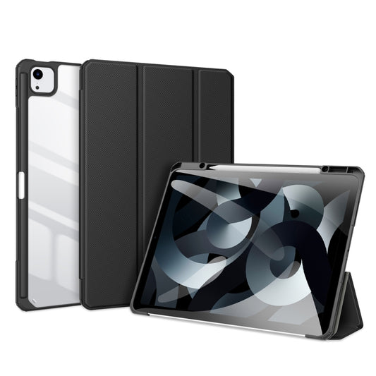 For iPad Air 13 2024 / 2025 DUX DUCIS TOBY Series Antiskid Leather Tablet Case with Sleep / Wake-up Function(Black) by DUX DUCIS