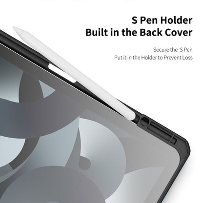 For iPad Air 13 2024 / 2025 DUX DUCIS TOBY Series Antiskid Leather Tablet Case with Sleep / Wake-up Function(Black) by DUX DUCIS