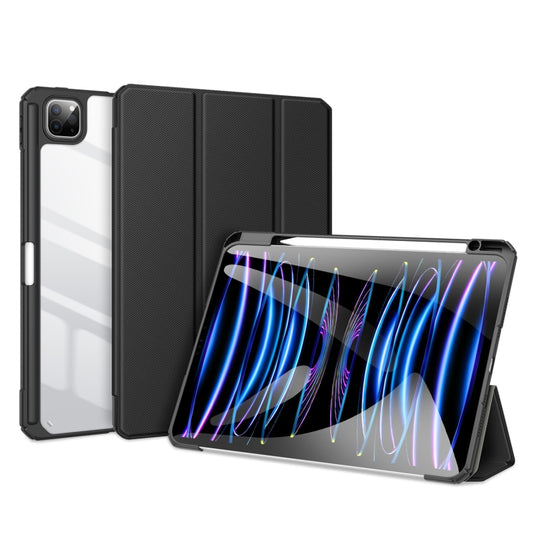 For iPad Pro 11 2025 / 2024 DUX DUCIS TOBY Series Antiskid Leather Tablet Case with Sleep / Wake-up Function(Black) by DUX DUCIS