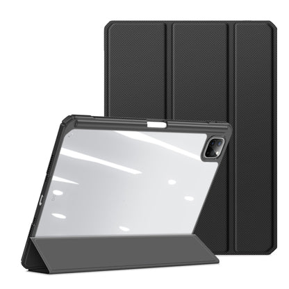 For iPad Pro 11 2025 / 2024 DUX DUCIS TOBY Series Antiskid Leather Tablet Case with Sleep / Wake-up Function(Black) by DUX DUCIS