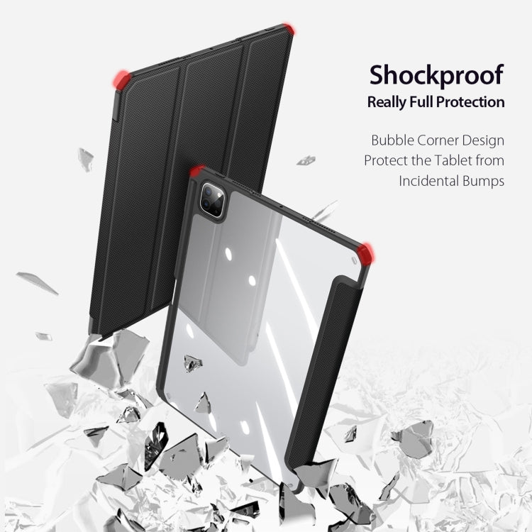 For iPad Pro 11 2025 / 2024 DUX DUCIS TOBY Series Antiskid Leather Tablet Case with Sleep / Wake-up Function(Black) by DUX DUCIS