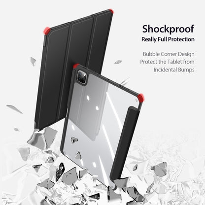 For iPad Pro 11 2025 / 2024 DUX DUCIS TOBY Series Antiskid Leather Tablet Case with Sleep / Wake-up Function(Black) by DUX DUCIS