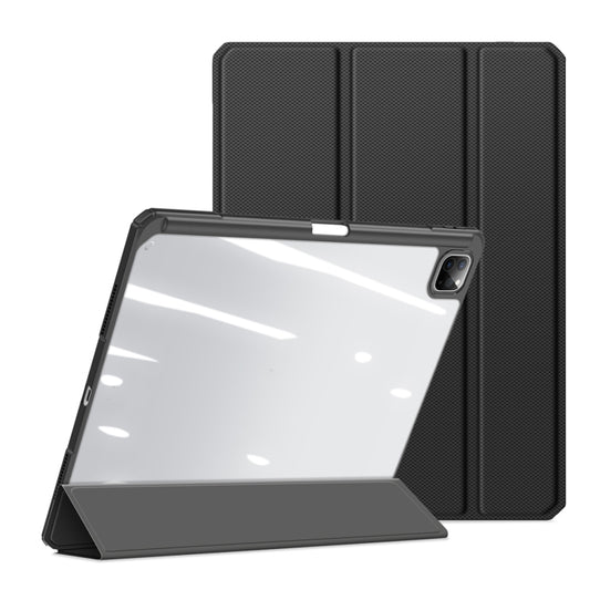For iPad Pro 13 2025 / 2024 DUX DUCIS TOBY Series Antiskid Leather Tablet Case with Sleep / Wake-up Function(Black) by DUX DUCIS