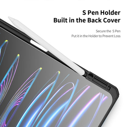 For iPad Pro 13 2025 / 2024 DUX DUCIS TOBY Series Antiskid Leather Tablet Case with Sleep / Wake-up Function(Black) by DUX DUCIS