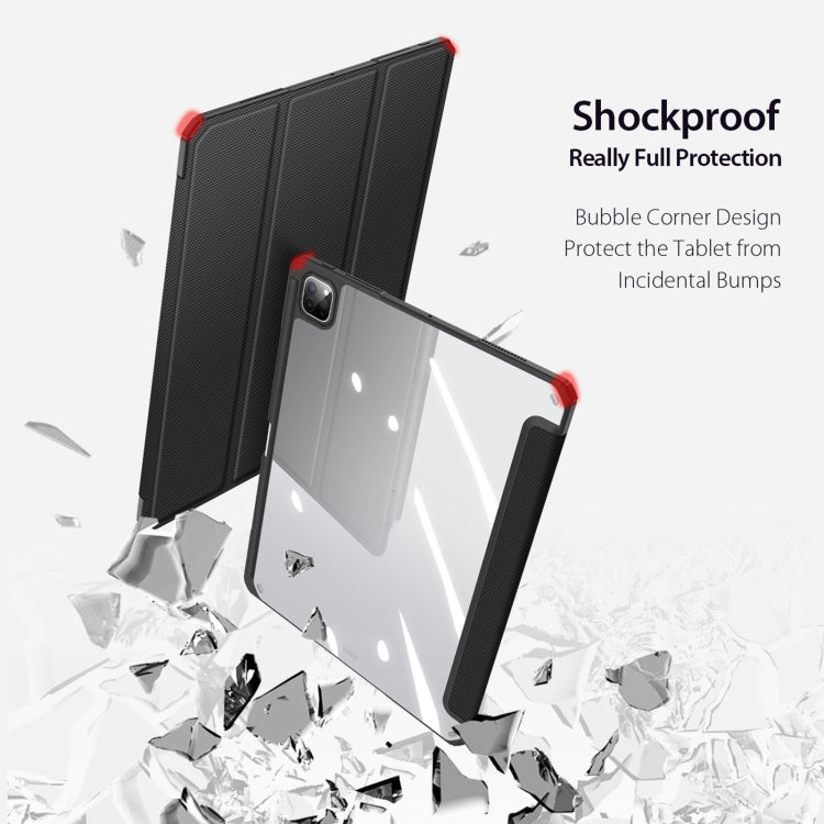 For iPad Pro 13 2025 / 2024 DUX DUCIS TOBY Series Antiskid Leather Tablet Case with Sleep / Wake-up Function(Black) by DUX DUCIS