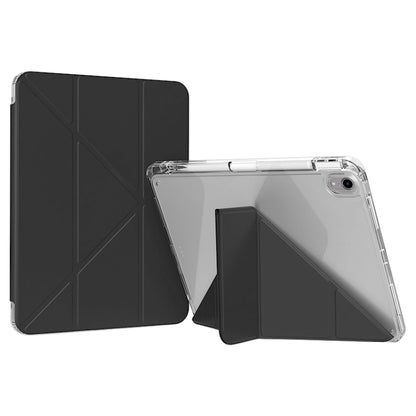 For iPad mini 2024 / mini 6 GEBEI Deformation Leather Tablet Case(Black) by GEBEI