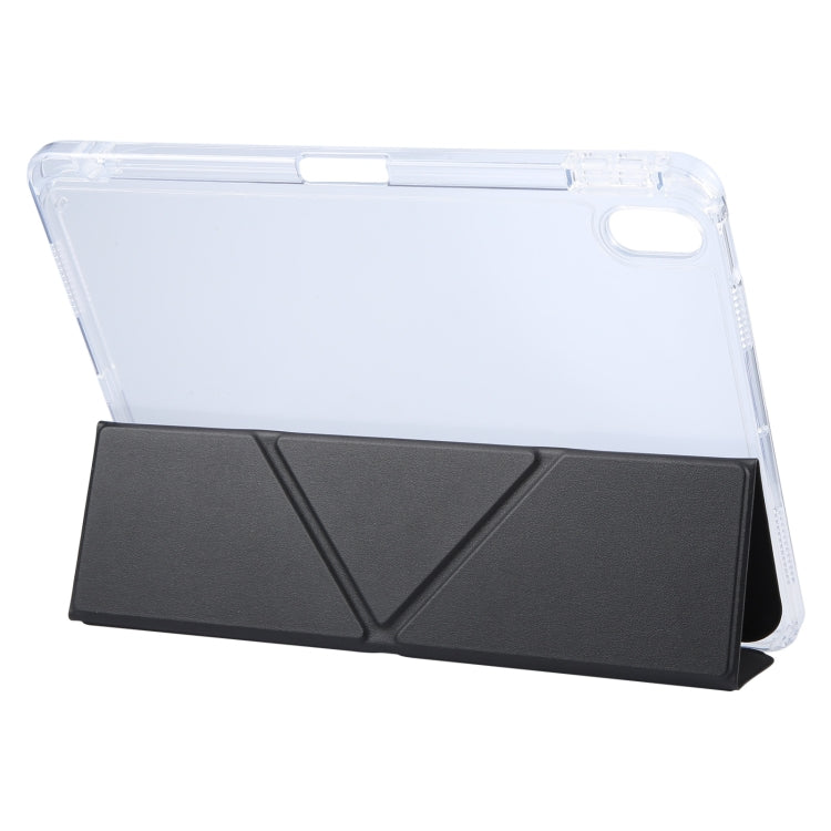 For iPad mini 2024 / mini 6 GEBEI Deformation Leather Tablet Case(Black) by GEBEI