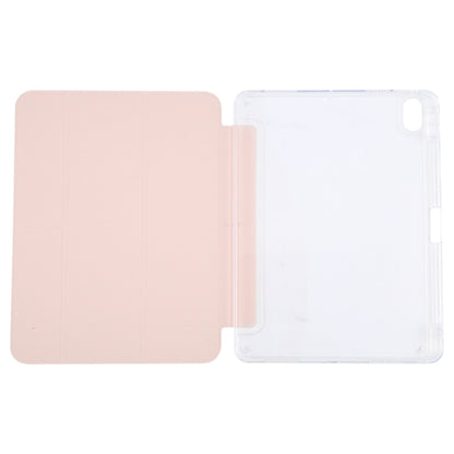 For iPad Pro 11 2025 / 2024 GEBEI Deformation Leather Tablet Case(Pink) by GEBEI